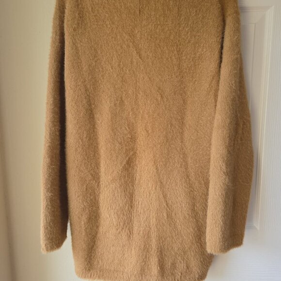 J. CREW X Point Sur Jacket S Oversized Teddy Zip Up Oversized Cardigan Coat Tan - Picture 7 of 10